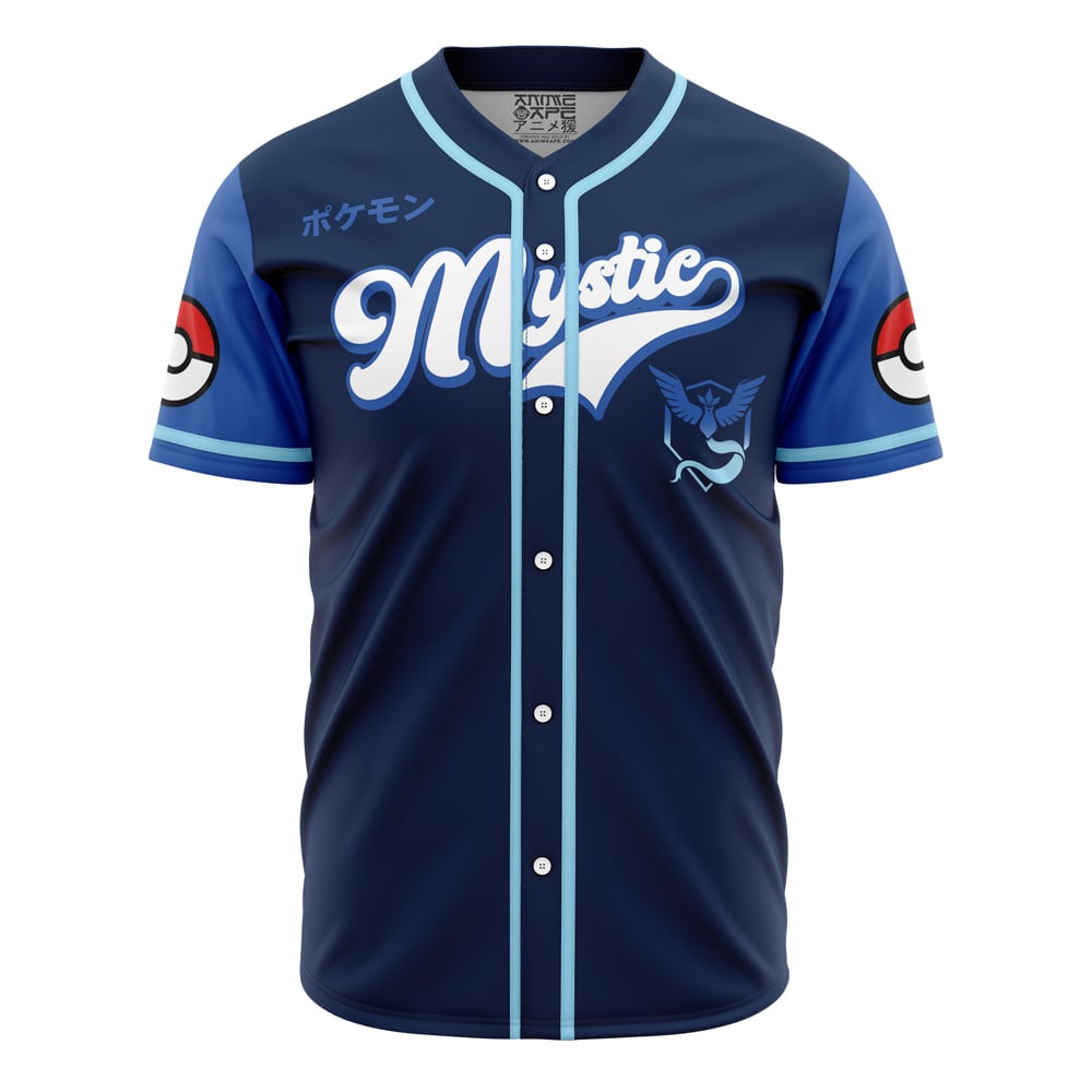 Team Mystic Pokemon Baseball Jersey