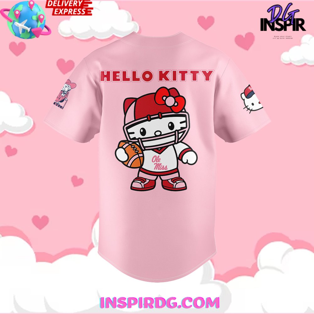 Ole Miss Rebels X Hello Kitty 2024 Baseball Jersey