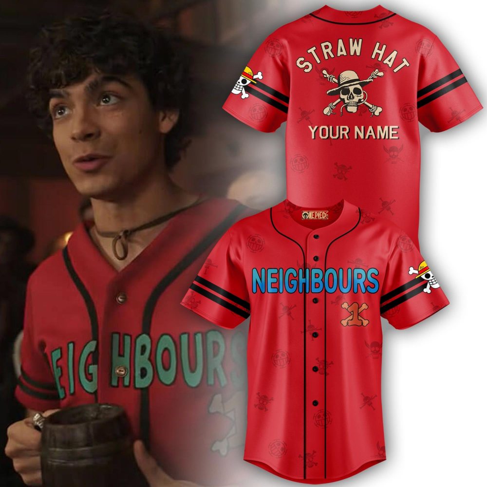 One Piece Monkey D. Luffy Anime Baseball Jersey 2026 Limited Edition