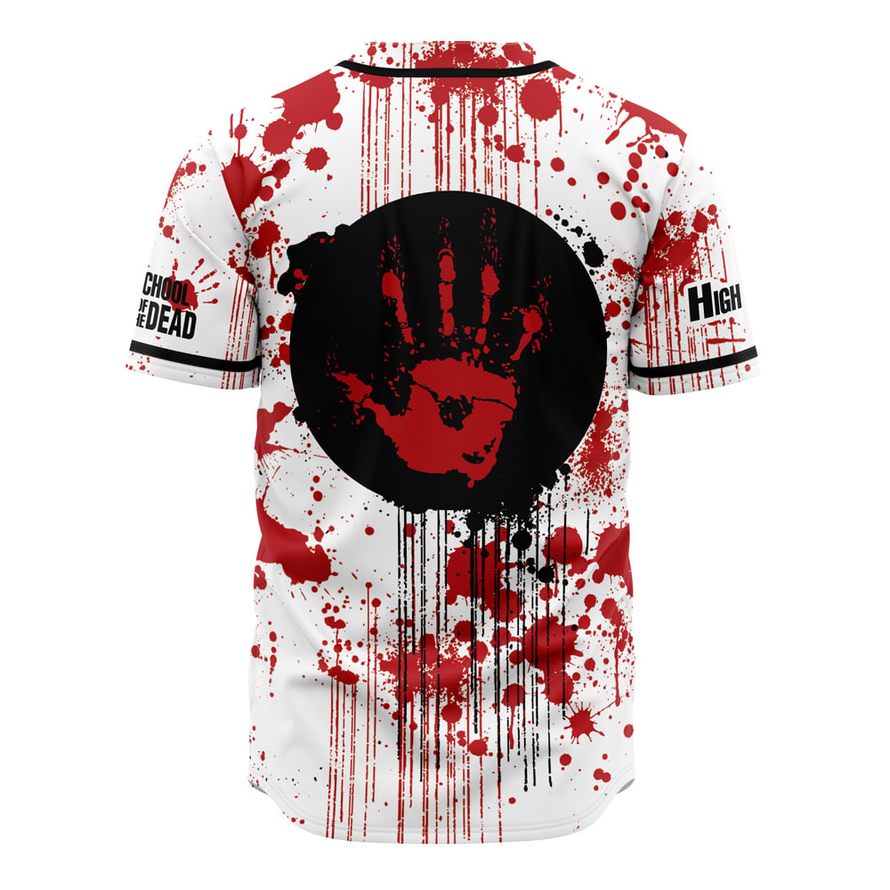 Outbreak High School Of The Dead Baseball Jersey