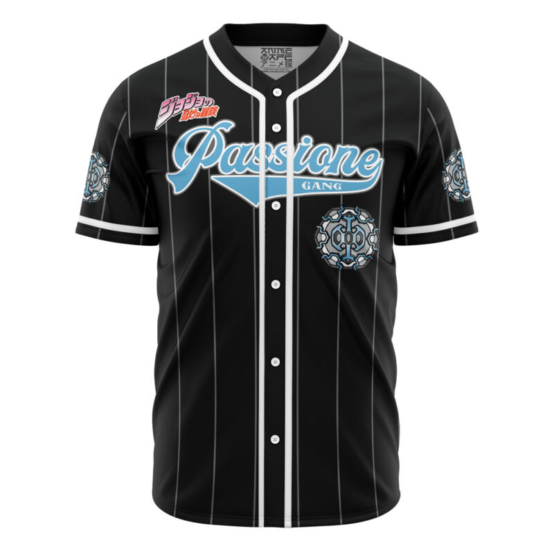 Passione Gang Jojo’S Bizarre Adventure Baseball Jersey
