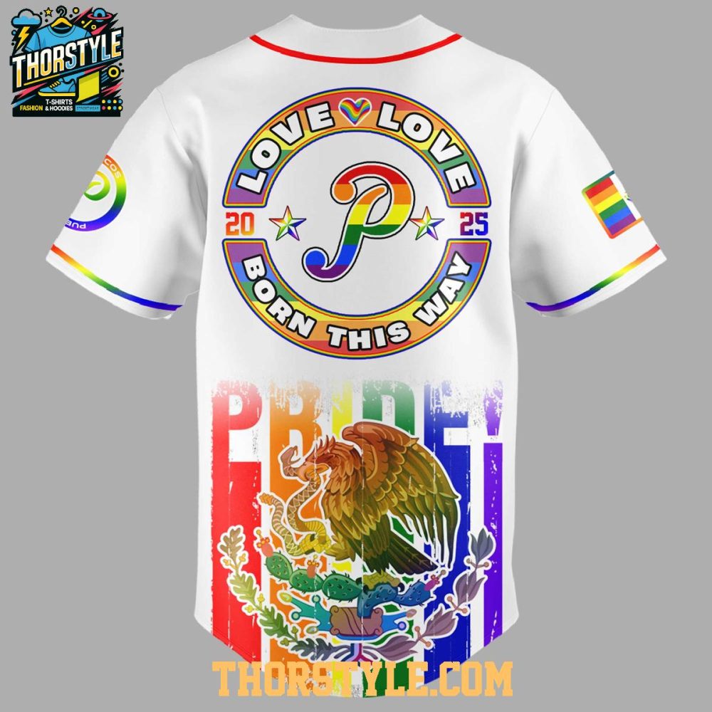 Pericos De Puebla 2025 Happy Pride Month Baseball Jersey