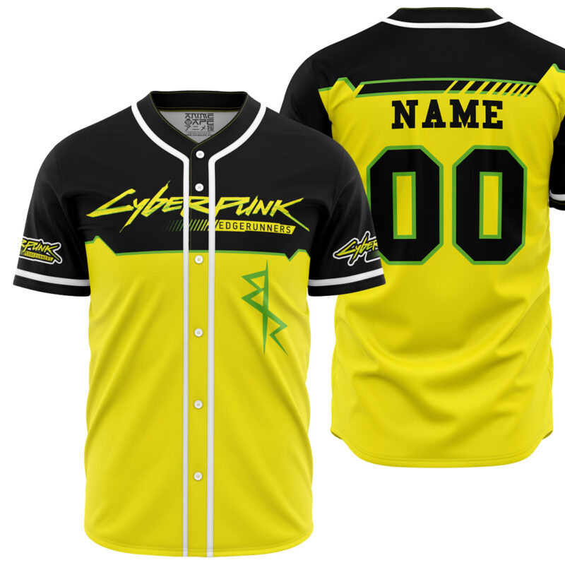 Edgerunners V2 Cyberpunk 2077 Baseball Jersey