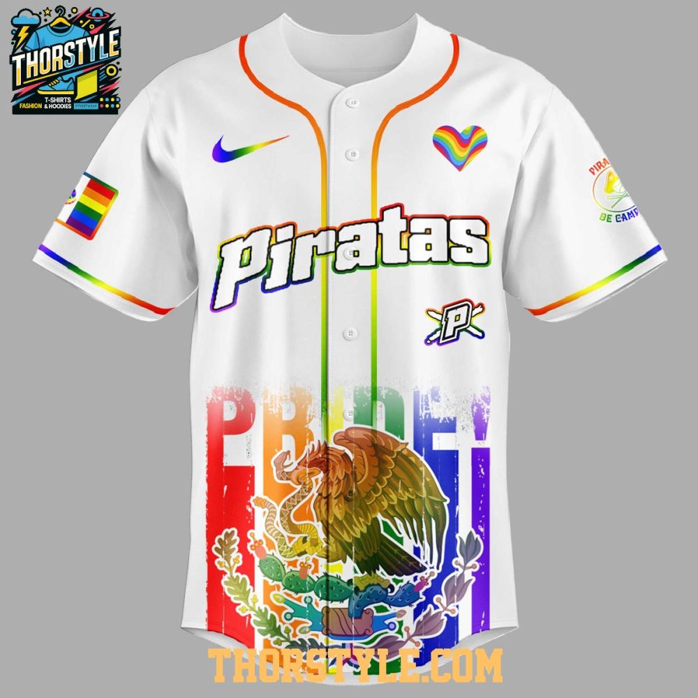Piratas De Campeche 2025 Happy Pride Month Baseball Jersey