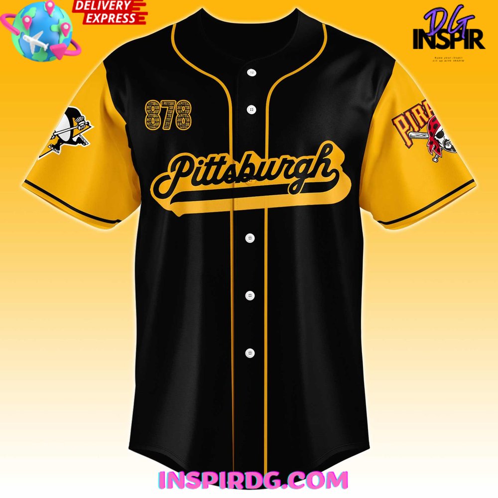 Pittsburgh Penguins Phil The Thrill Special Baseball Jersey