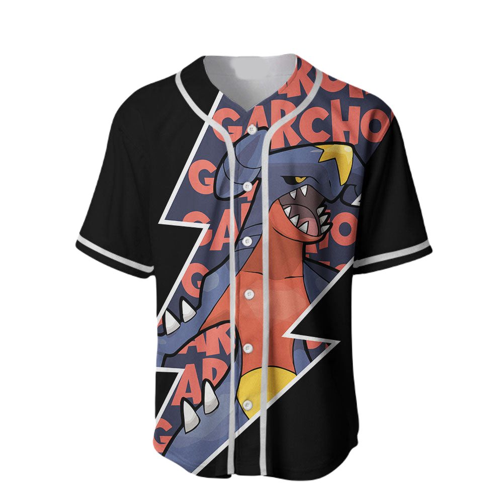 Stylish Pokémon Garchomp Baseball Jersey - Vibrant Design For Fans - Unisex S-Xxl