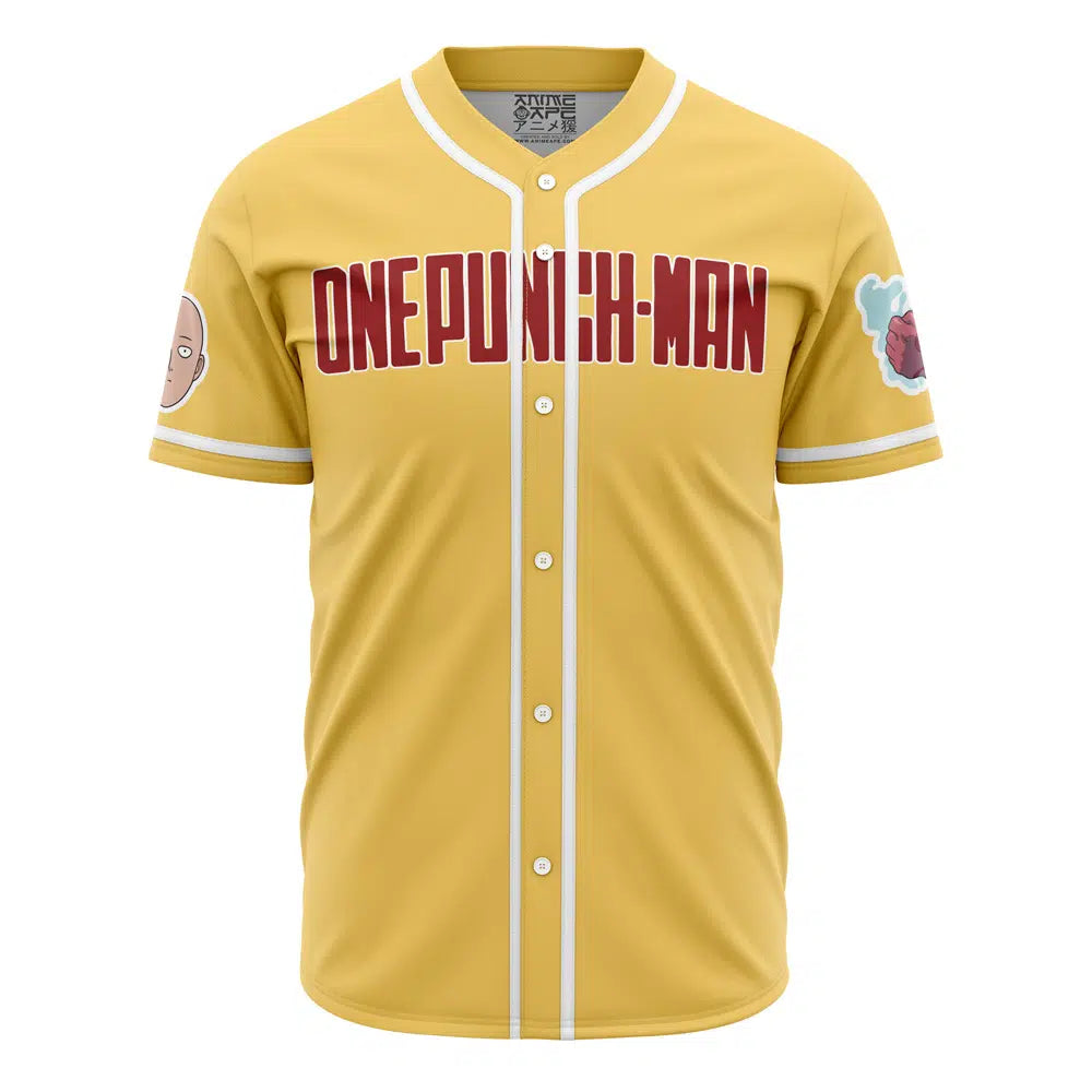 Power Saitama Punch Man Baseball Jersey