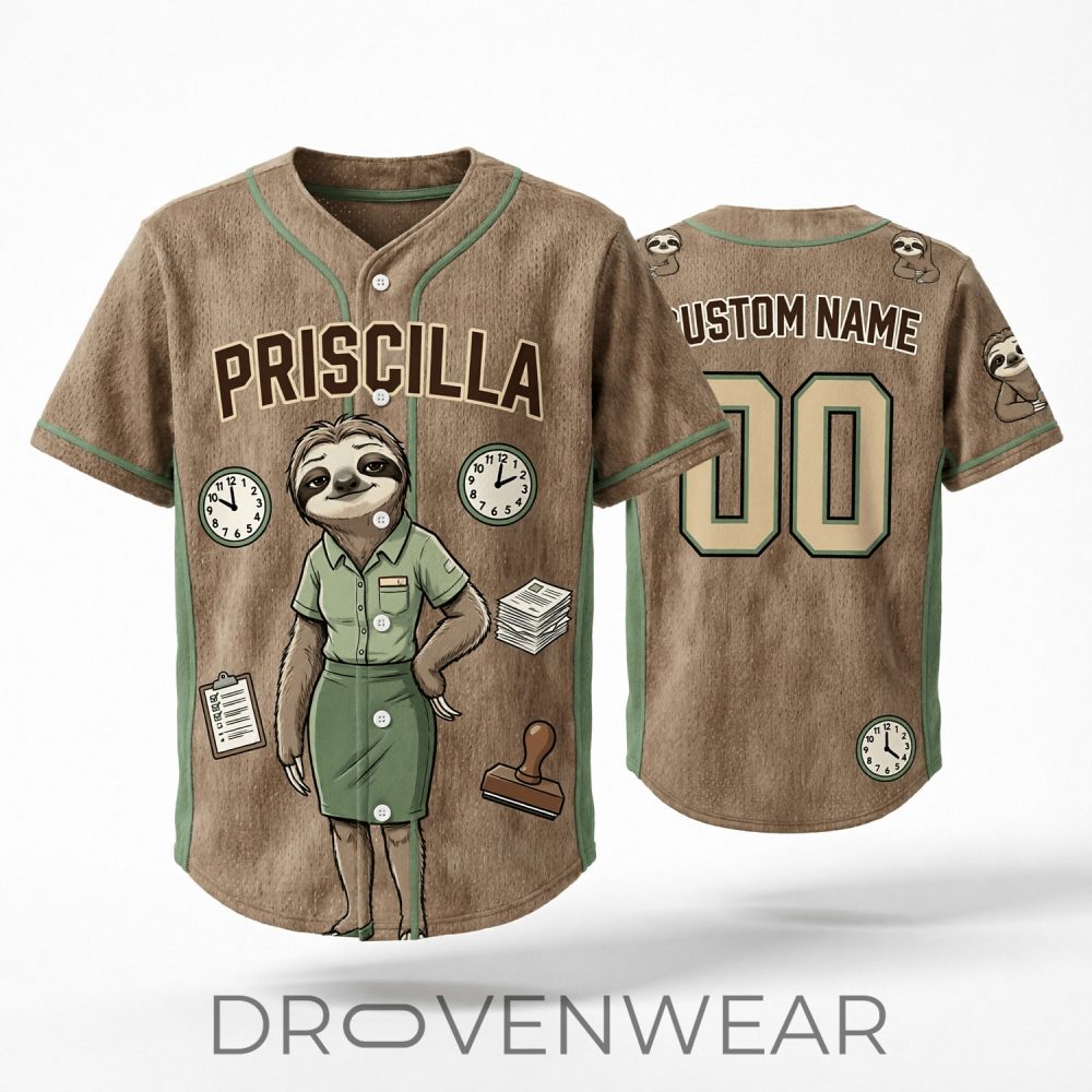 Priscilla Zootopia Baseball Jersey