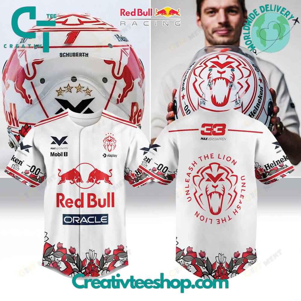 Max Verstappen Red Bull Racing Japan Gp Baseball Jersey