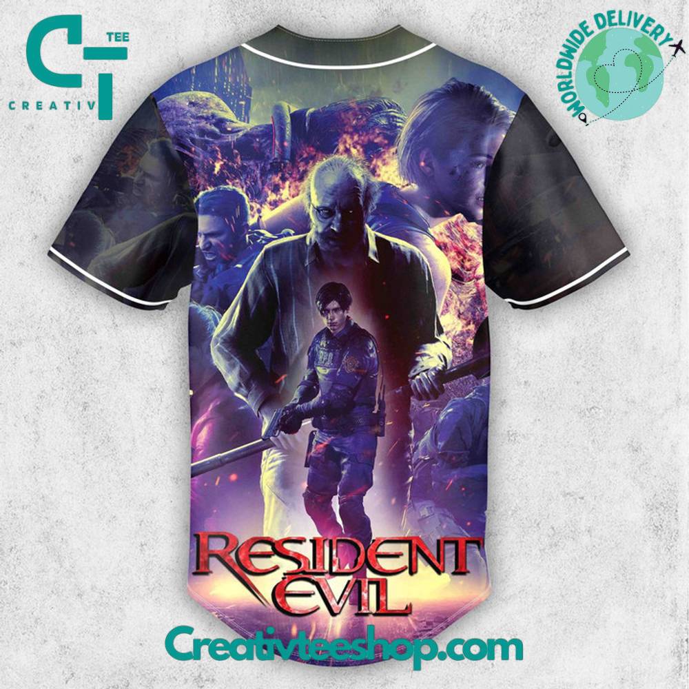 Resident Evil Umbrella Corporation Baseball Jersey