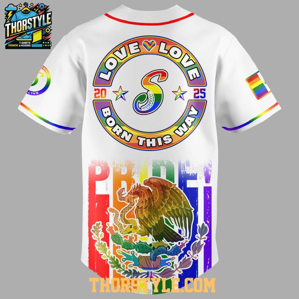 Saraperos De Saltillo 2025 Happy Pride Month Baseball Jersey