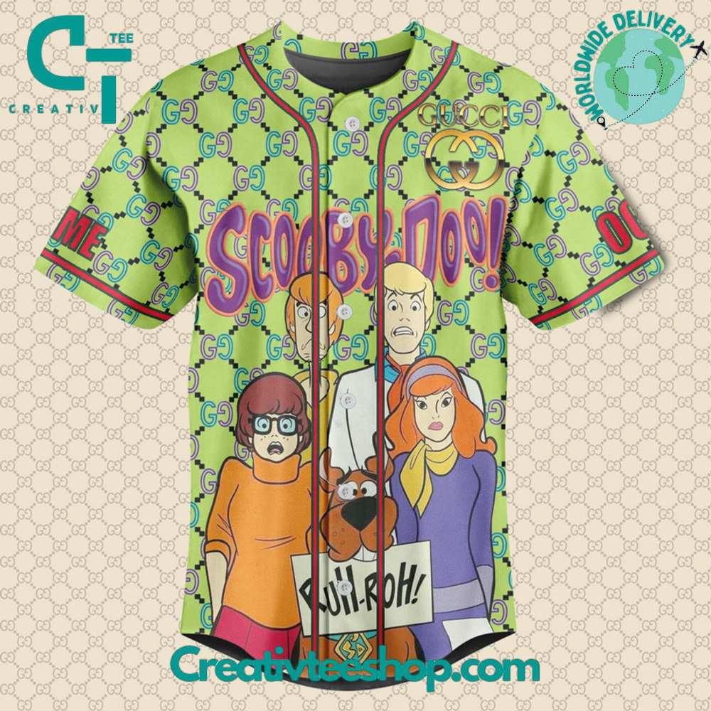Scooby Doo X Gucci Collab Baseball Jersey