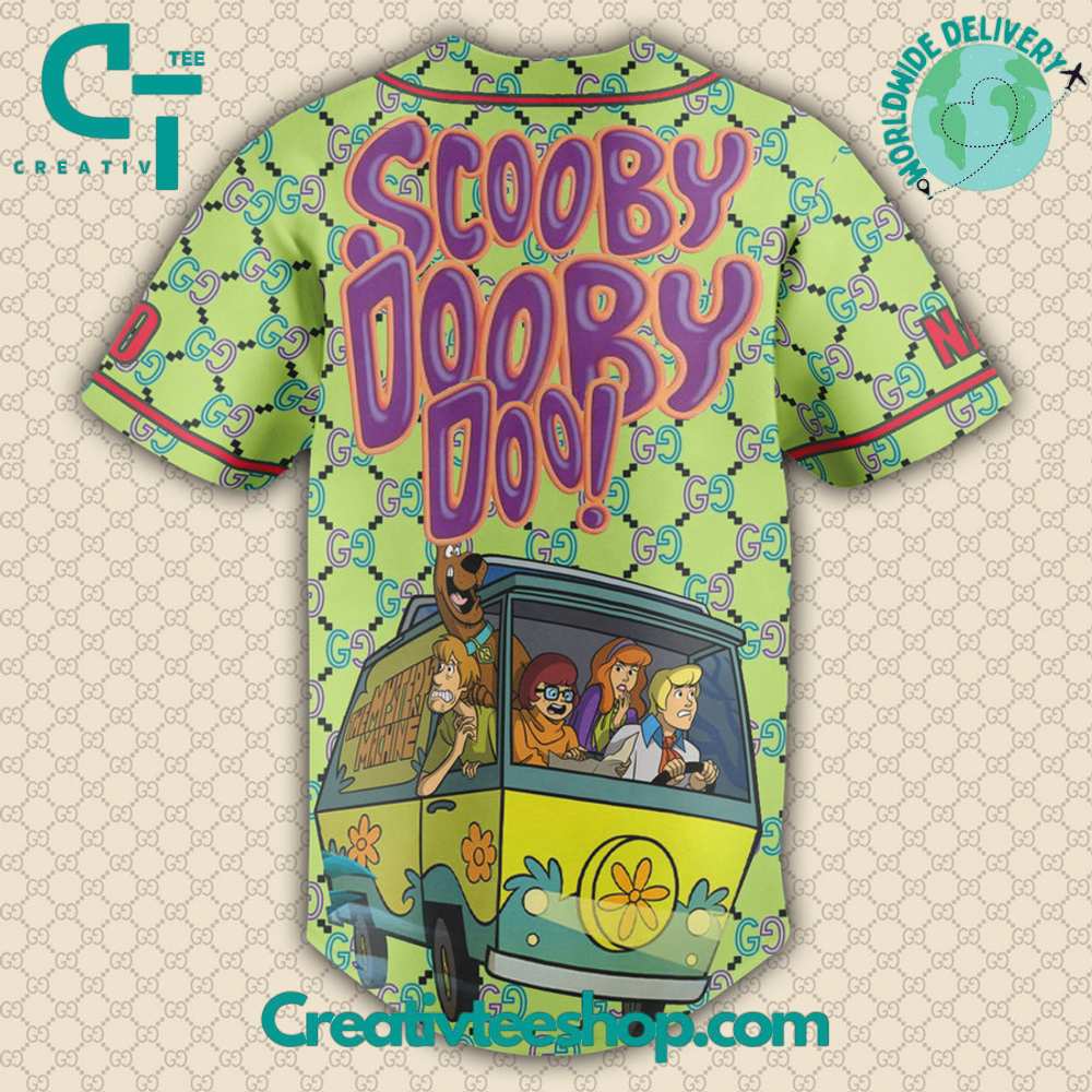 Scooby Doo X Gucci Collab Baseball Jersey