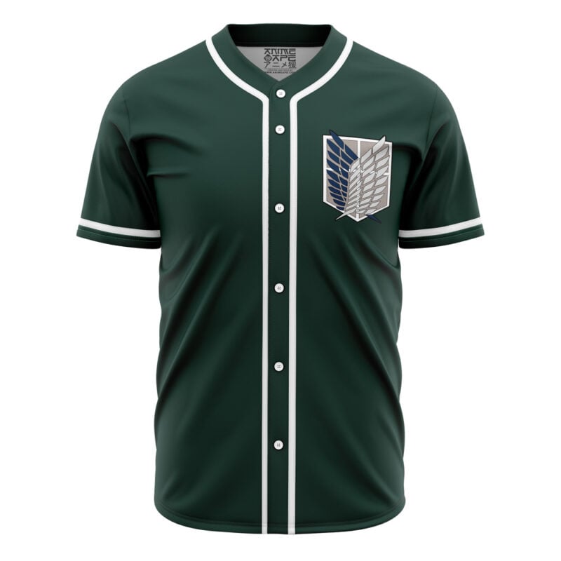 Scouting Regiment Attack On Titan Baseball Jersey