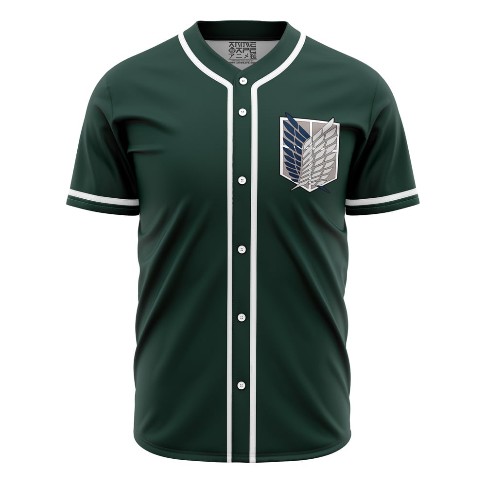 Scouting Regiment Attack On Titan Baseball Jersey