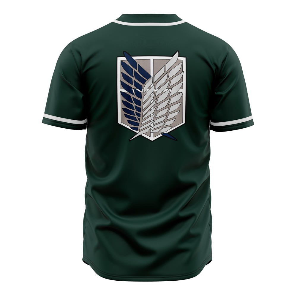 Scouting Regiment Attack On Titan Baseball Jersey