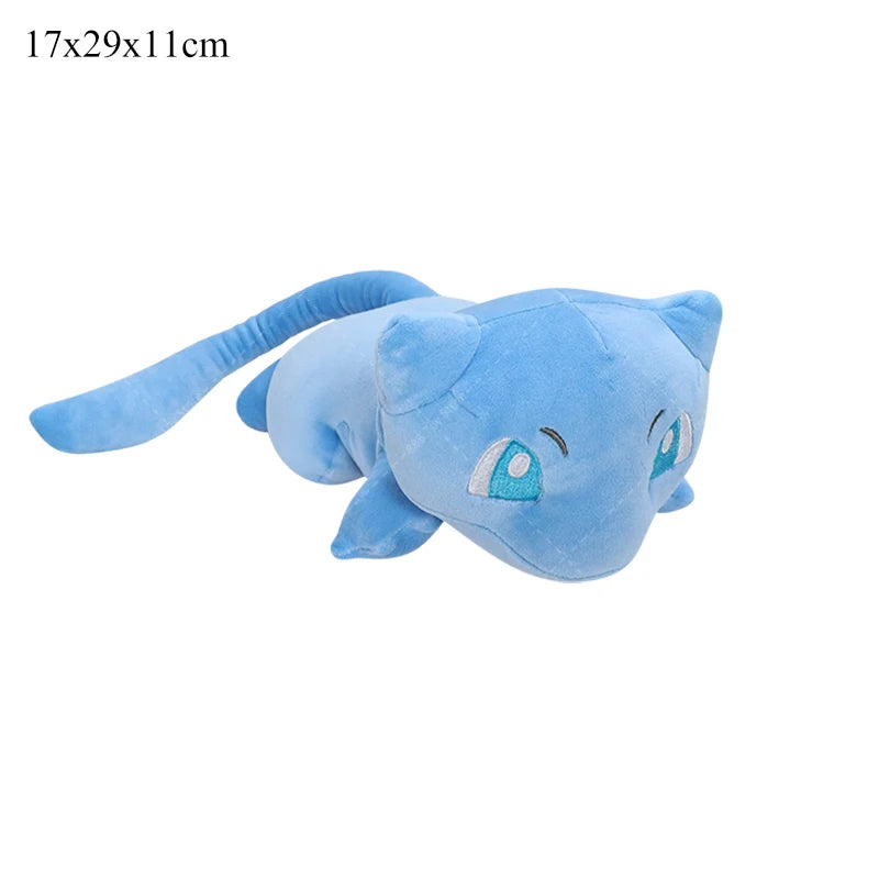 Pokemon Mew Pillow Plush Toy Anime Shiny Mew Sleep Sofa Soft Stuffed Cushion Peluche Dolls for Boys and Girl Funny Birthday Gift