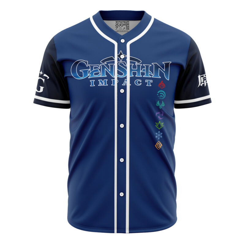 Seven Elements Genshin Baseball Jersey