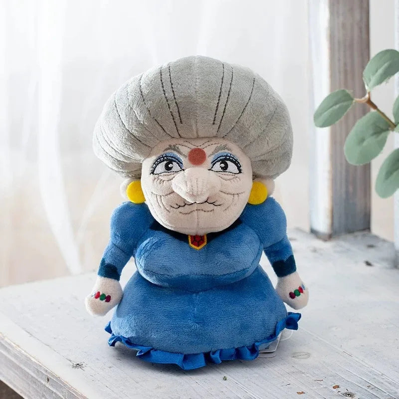 New Anime Spirited Awayed Yubaba Plush Cute Soft Stuffed Anime Peripherals Villain Yubaba Plushie Doll Toy Fans Birthday Gift