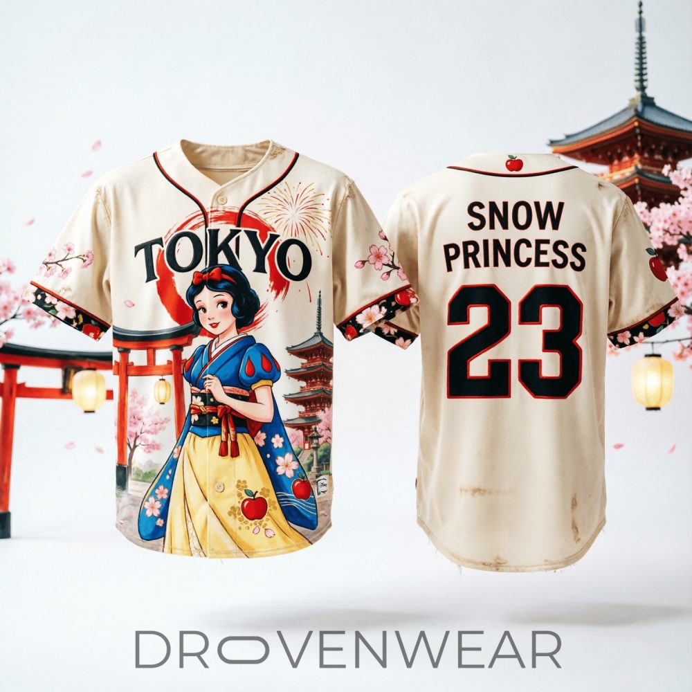 Snow White X Tokyo Princess Baseball Jersey