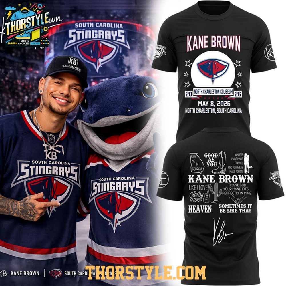 South Carolina Stingrays Kane Brown North Charleston Coliseum 2026 Hoodie Shirts