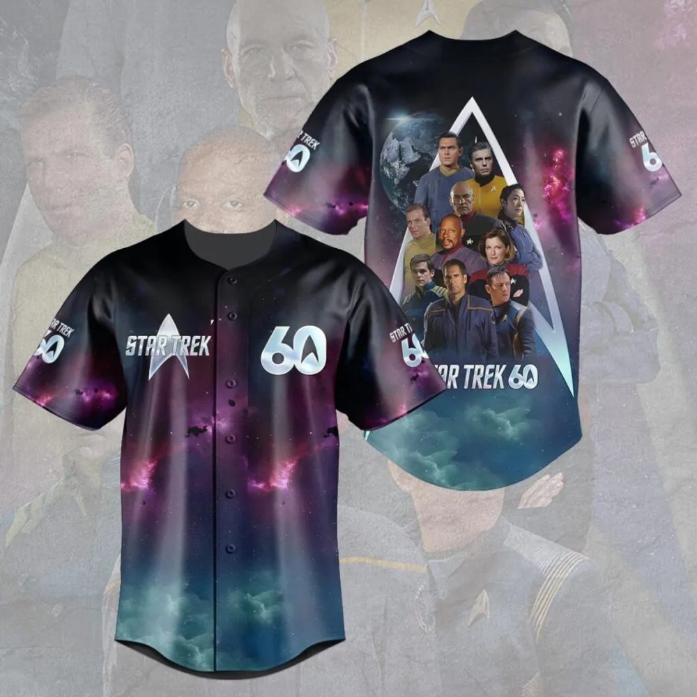 Star Trek 60Th Anniversary Baseball Jersey