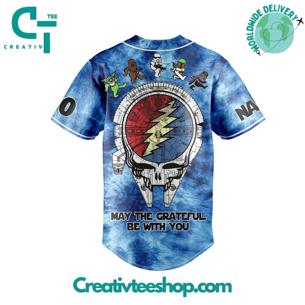 Star Wars X Grateful Dead "Dark Star" Special Baseball Jersey