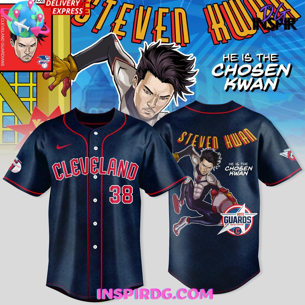 Steven Kwan X Guardian Power: All-Star Edition Baseball Jersey