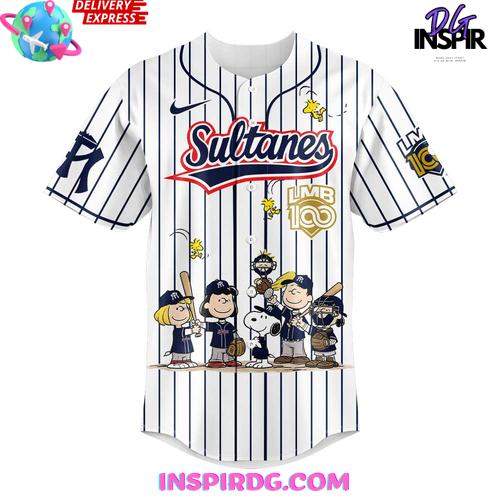 Sultanes Peanuts 100 Years Lmb Special Baseball Jersey