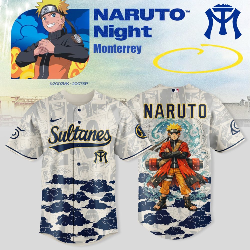 Sultanes De Monterrey X Naruto Night 2026 Limited Baseball Jersey Collection