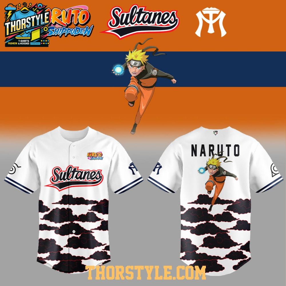 Sultanes De Monterrey X Naruto Shippuden 2026 Night Baseball Jersey