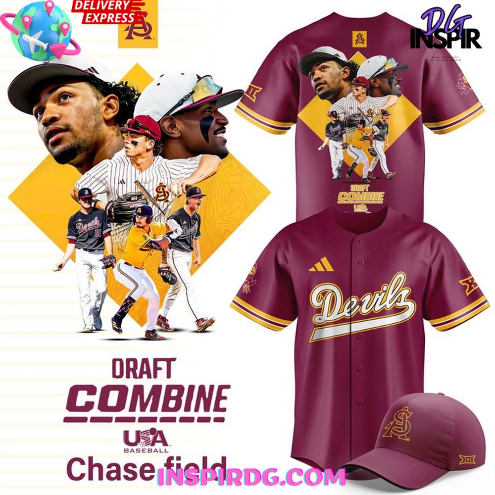 Sun Devil X Draft Combine 2025 Baseball Jersey