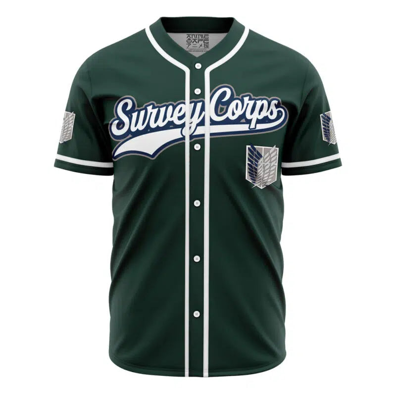Survey Corps Ackerman Attack On Titan Baseball Jersey