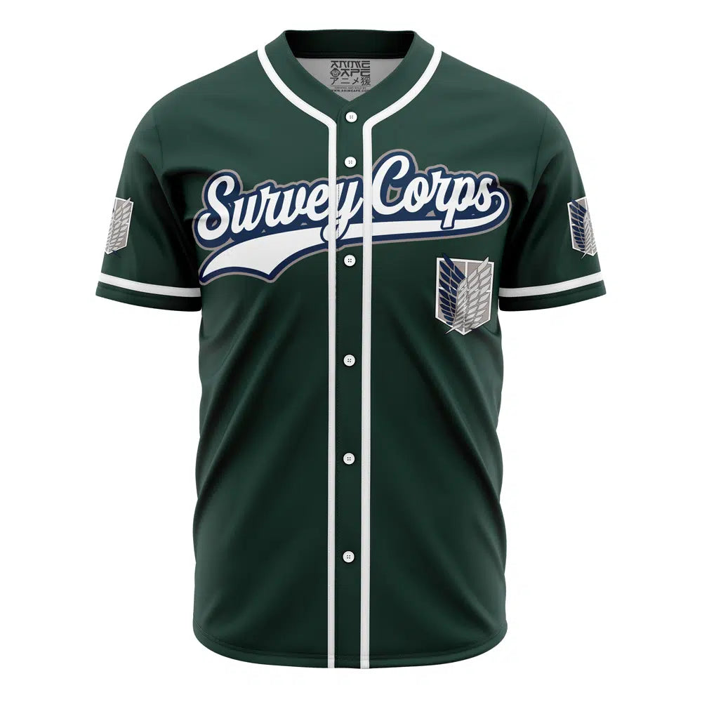 Survey Corps Ackerman Attack On Titan Baseball Jersey
