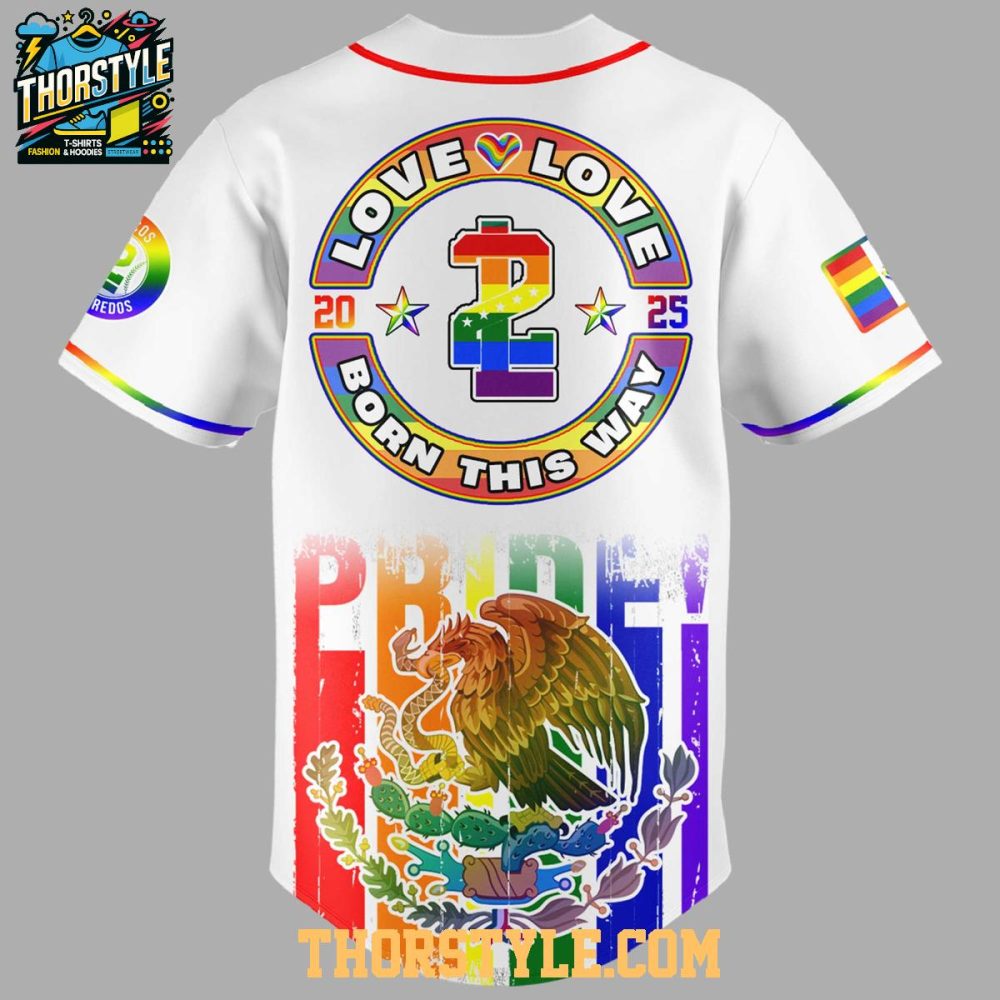 Tecolotes De Dos Laredos 2025 Happy Pride Month Baseball Jersey