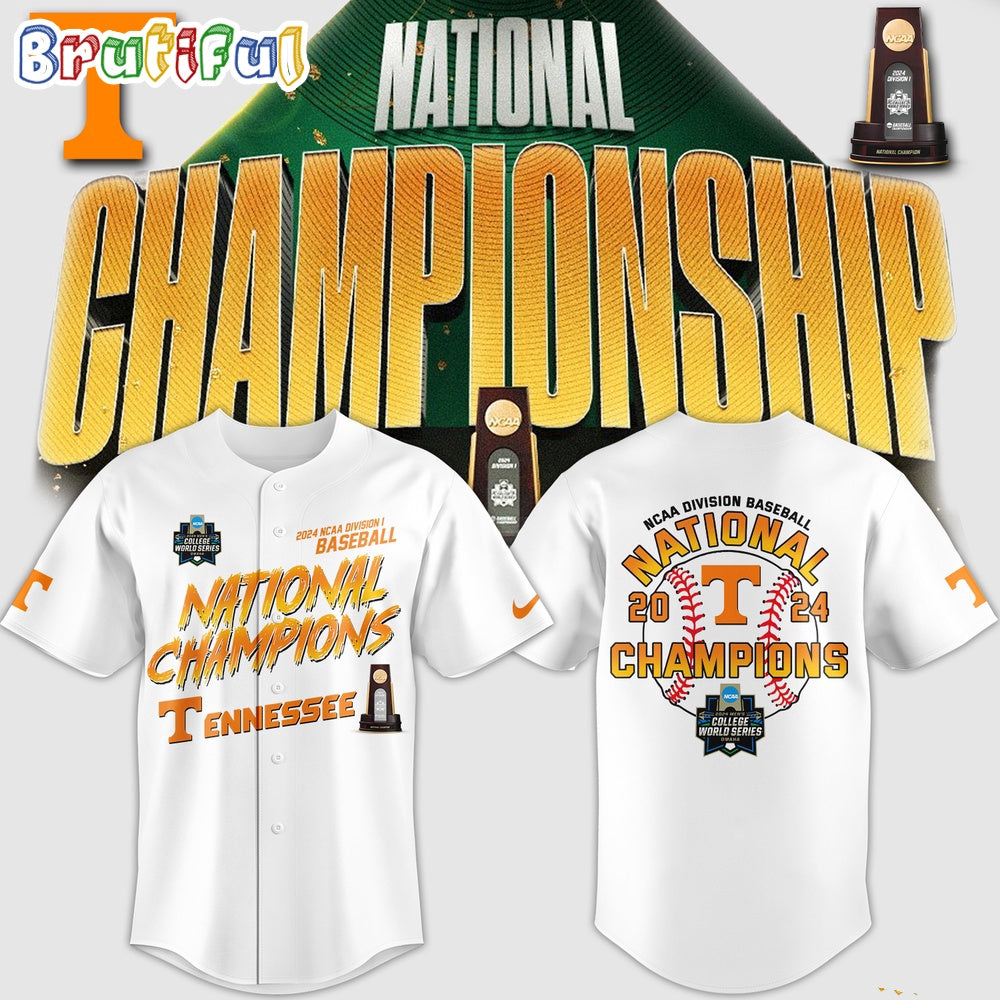 Tennessee Volunteers Champion 2024 Ncaa Division I Jersey