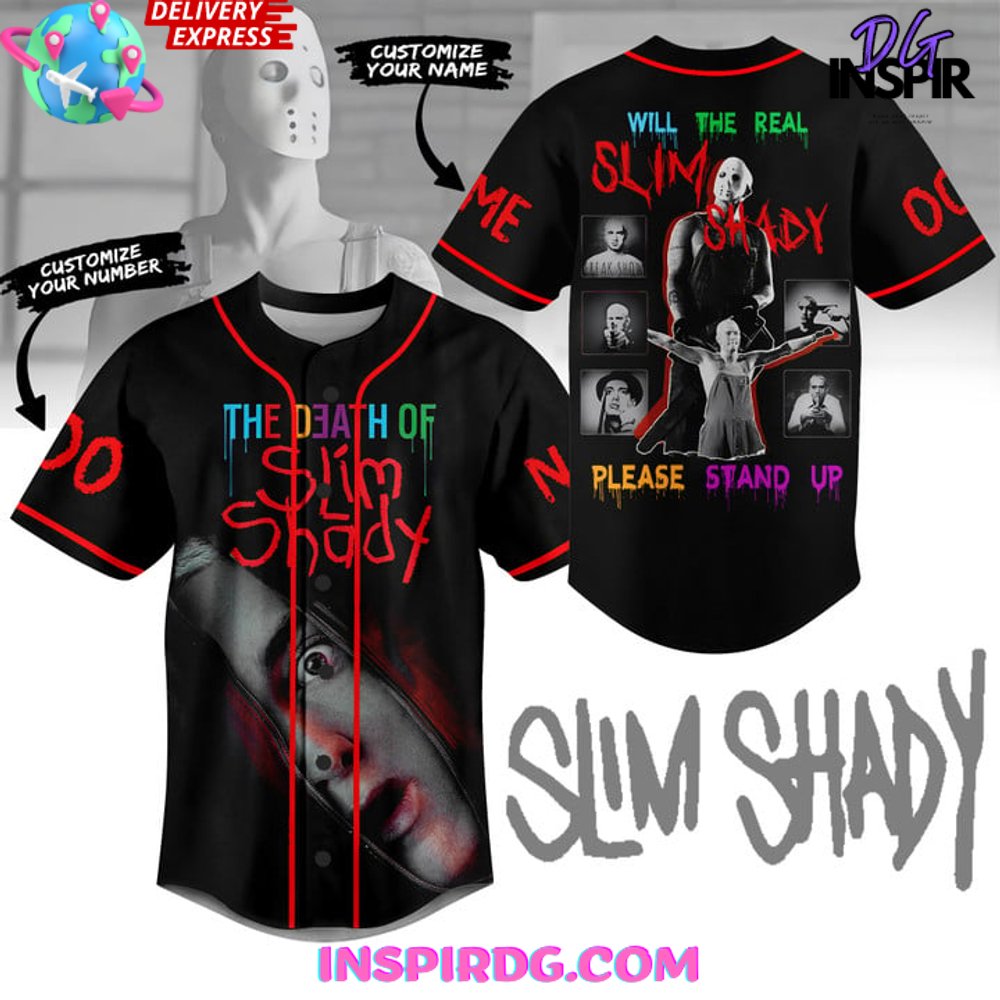The Death Of Slim Shady Baseball Jersey