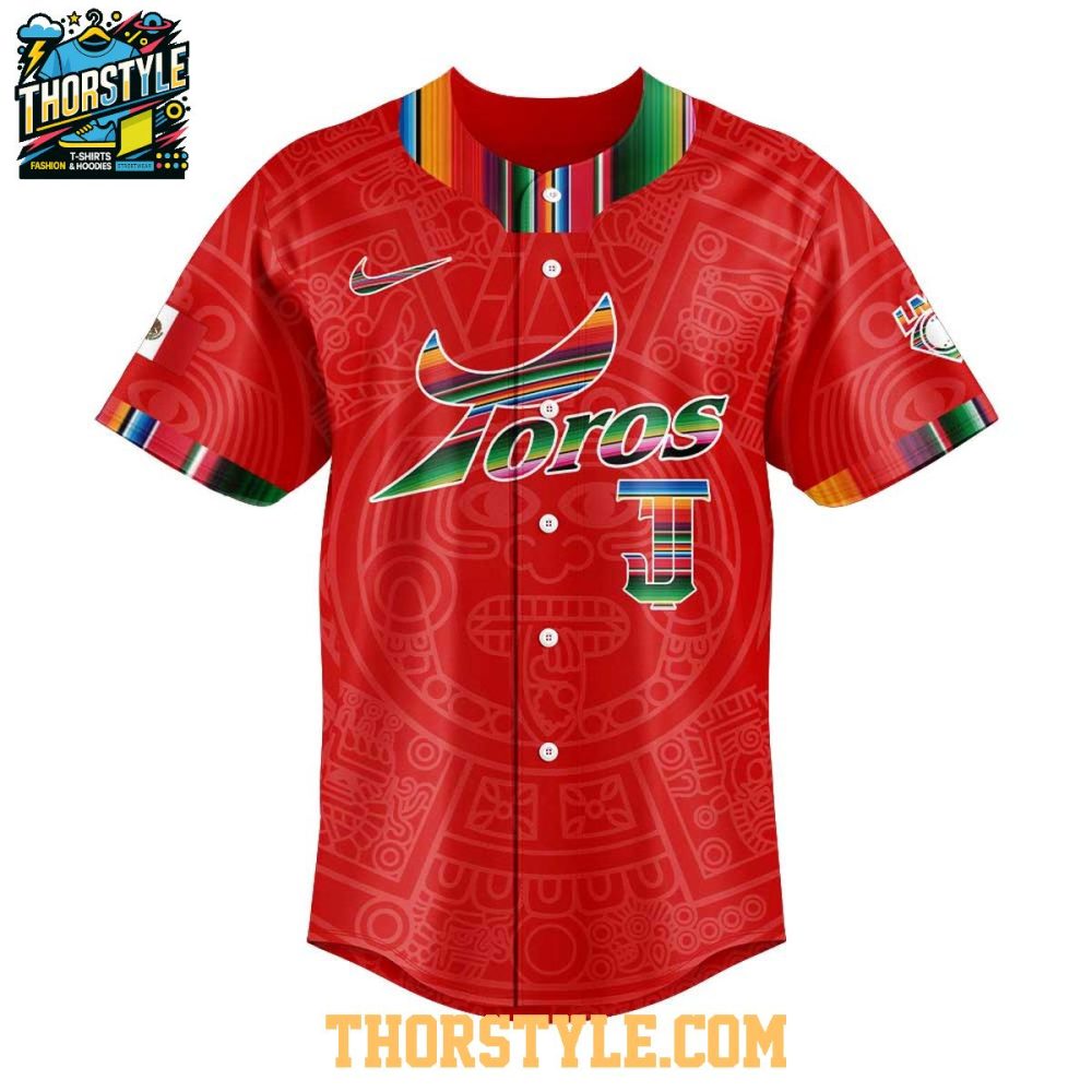 Toros De Tijuana Mexican Heritage 2025 Celebration Baseball Jersey