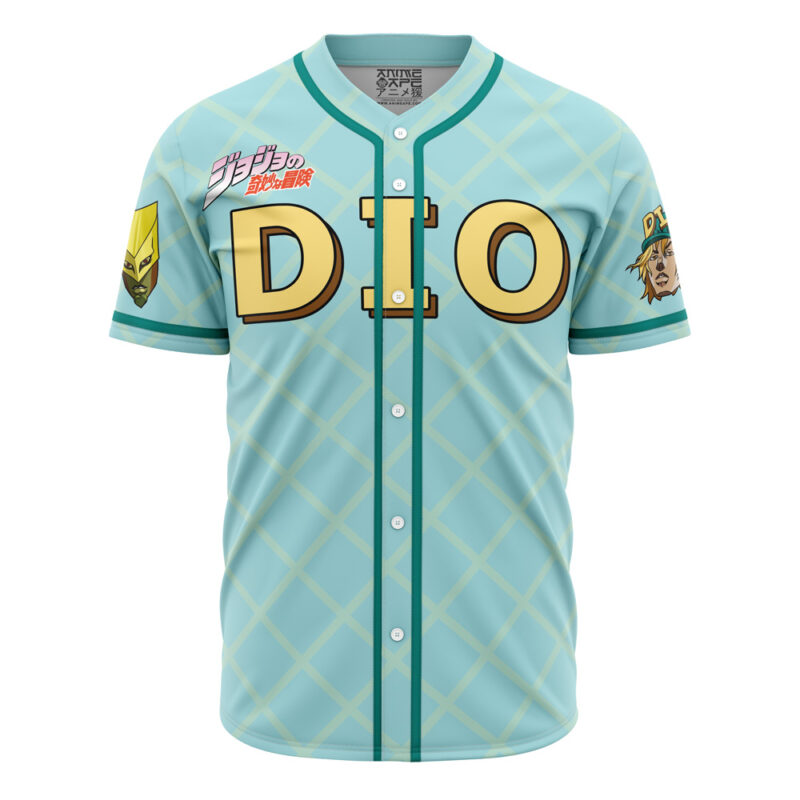 Auratic Dio Jojo’S Bizarre Adventure Baseball Jersey