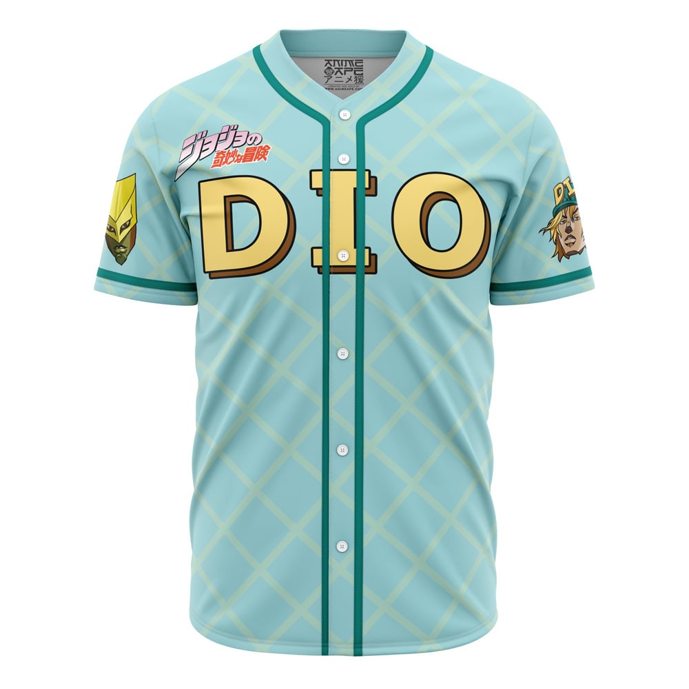 Auratic Dio Jojo’S Bizarre Adventure Baseball Jersey