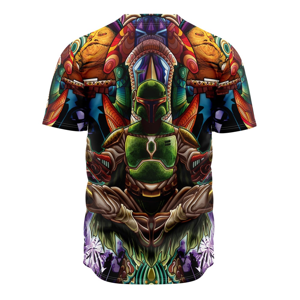 Vibrant Sci-Fi Art Jersey Shirt – Bold Galactic Design For Unique Style
