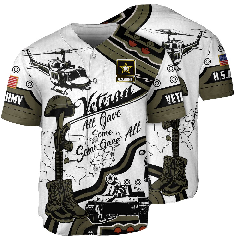 Patriotic U.S. Army Veteran Shirt - Honor &amp; Pride Design , All Gave Some, Some Gave All Tribute Tee