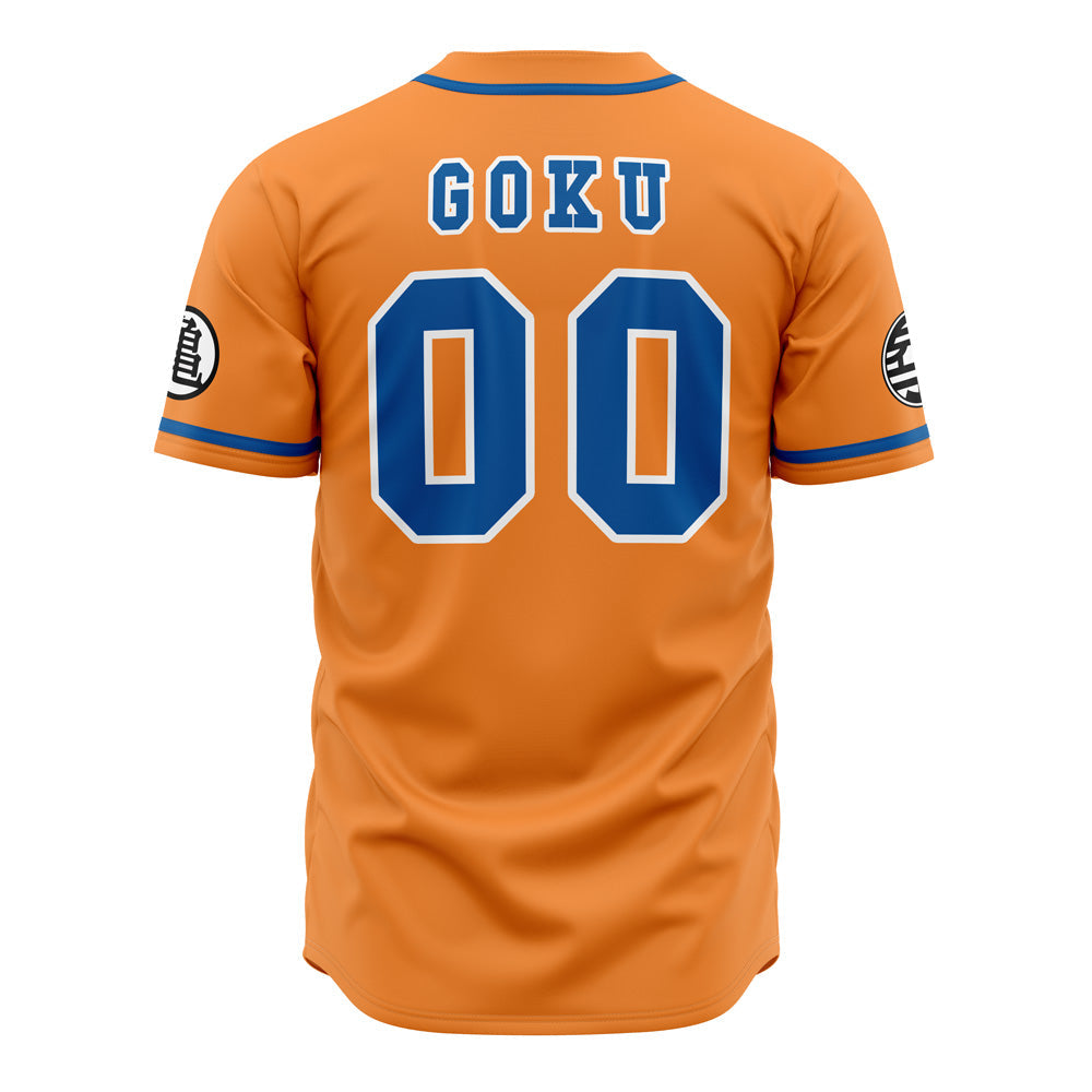 Dragon-Inspired Z-Fighters Baseball Jersey - Vibrant Orange, Premium Quality For Fans