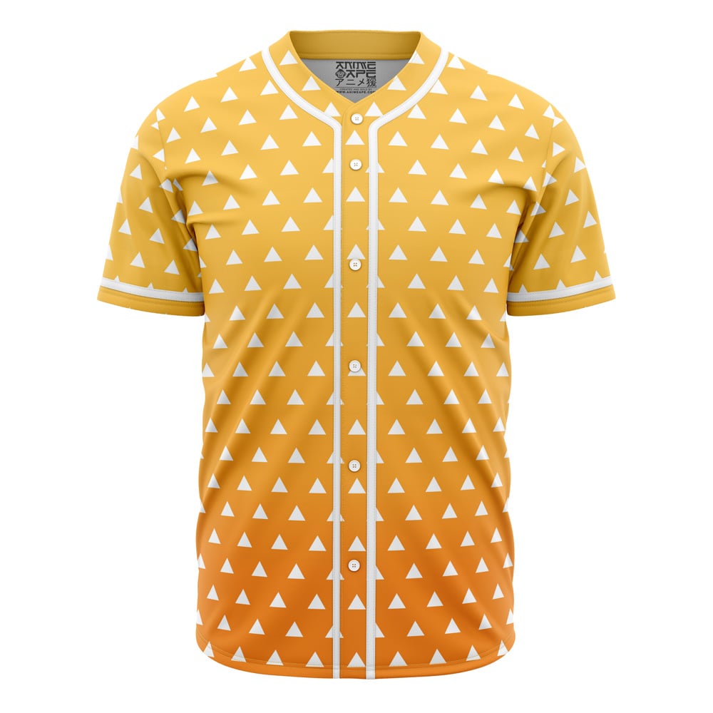 Zenitsu Agatsuma Demon Slayer Baseball Jersey