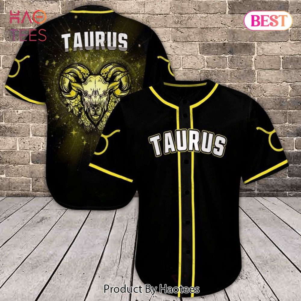 Taurus Zodiac Baseball Jersey – Bold Astrological Design For Taurus Lovers