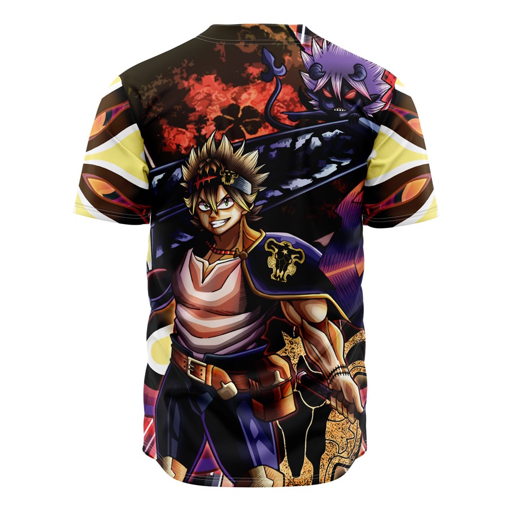 Trippy Asta X Liebe Black Clover Baseball Jersey Without Piping