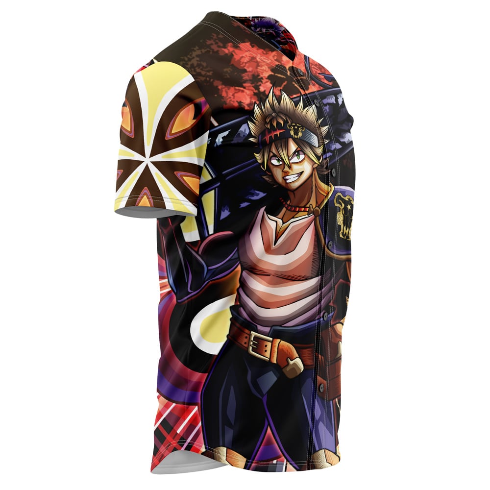 Trippy Asta X Liebe Black Clover Baseball Jersey Without Piping