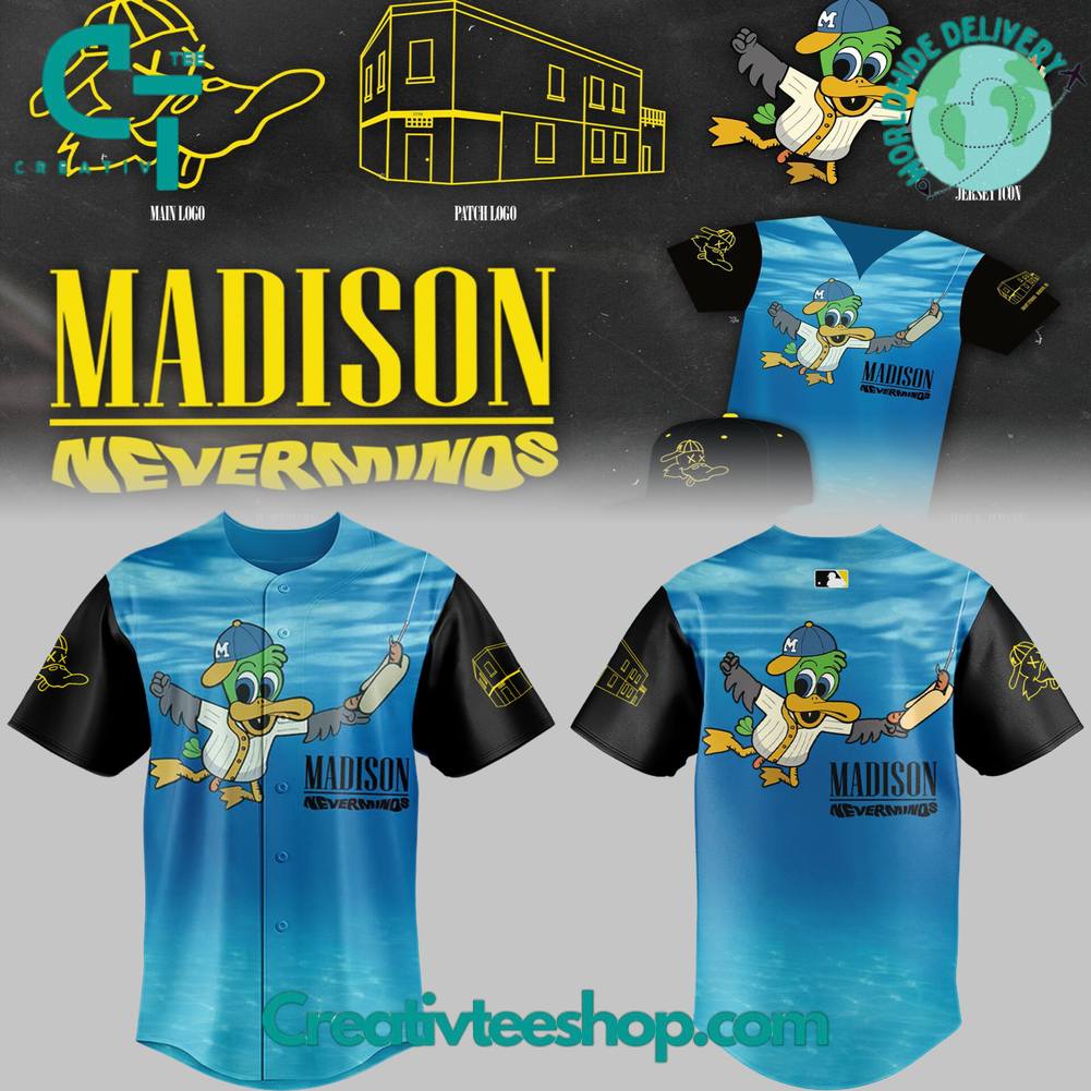 Madison Mallards "Madison Neverminds" Limited Edition Baseball Jersey