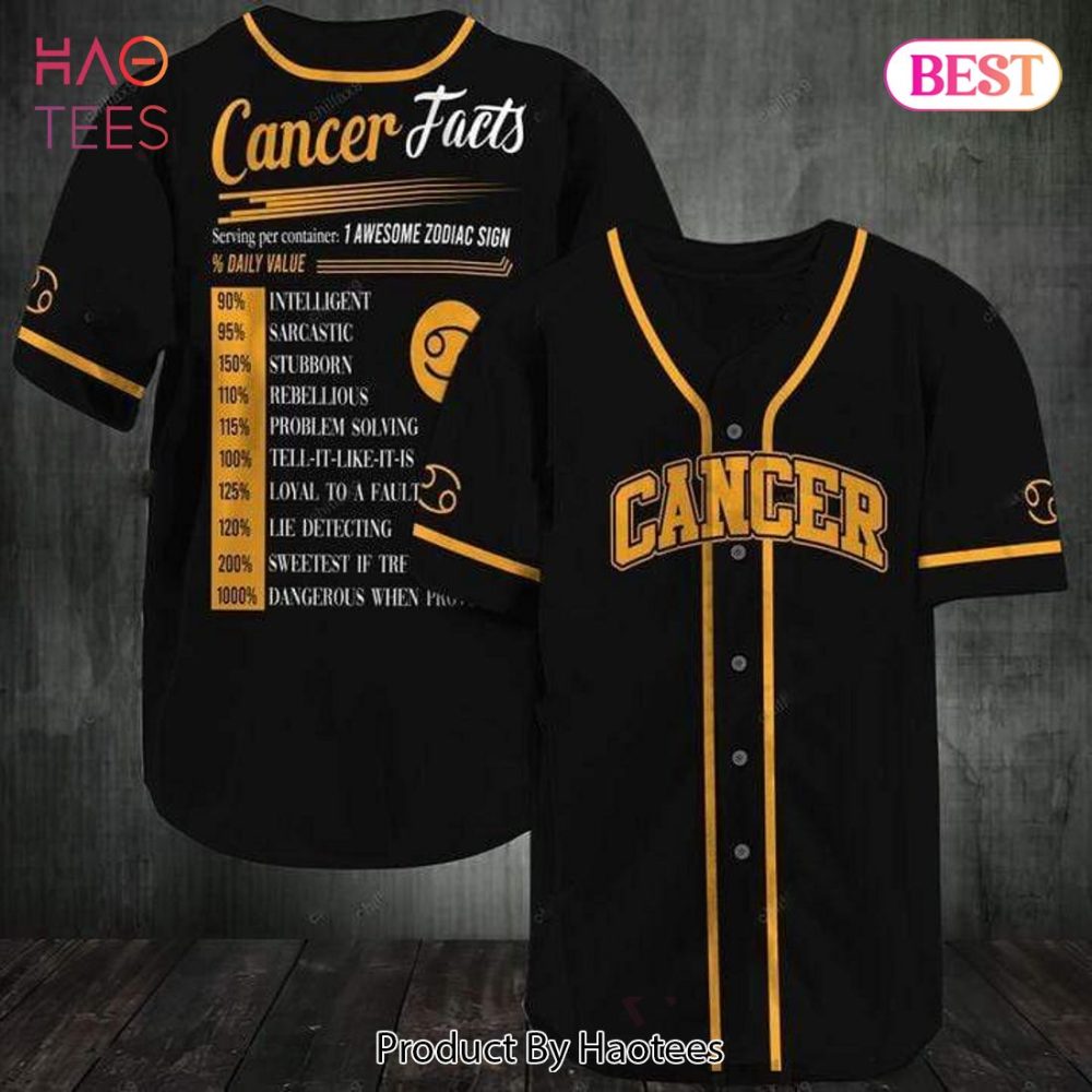 Unique Cancer Zodiac Baseball Jersey - Stylish Astrology Apparel Gift