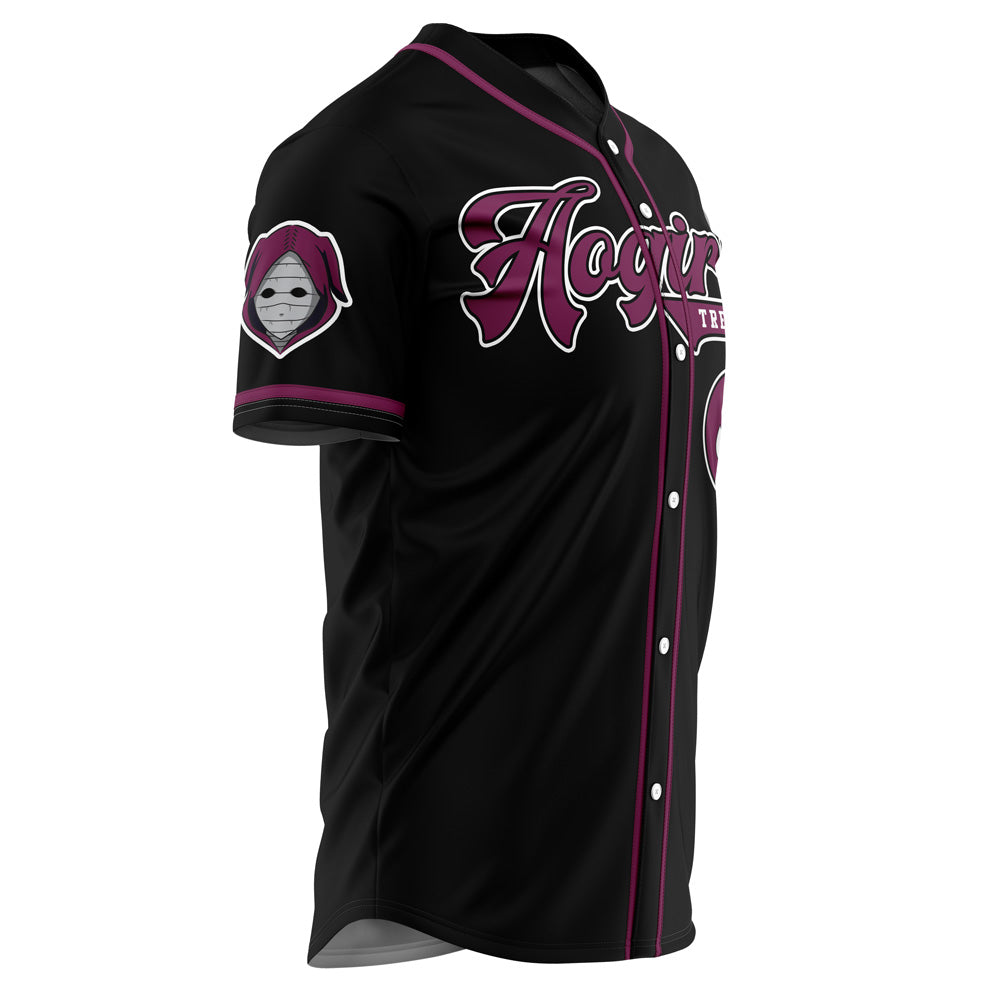 Anime-Inspired Black Baseball Jersey - Stylish &amp; Comfortable Sportswear For Fans